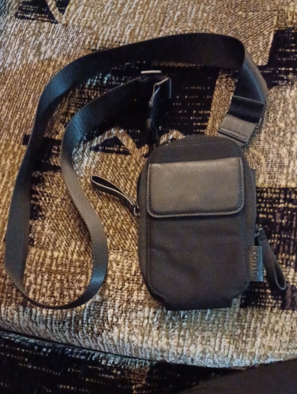 4/$40 Compact Black Crossbody Sling Bag